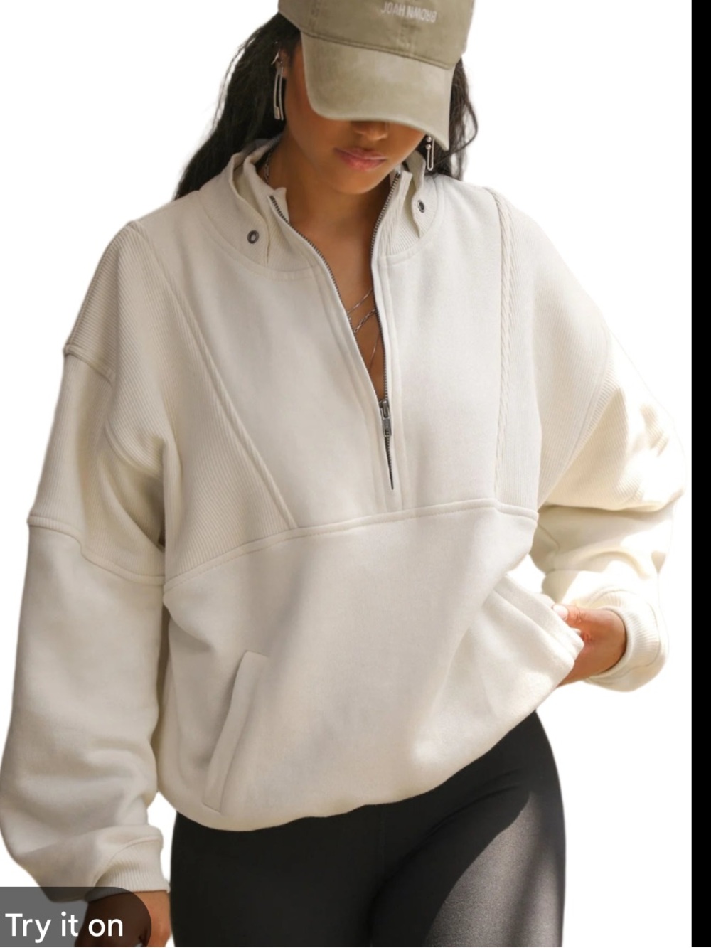 Joah brown retro half zip